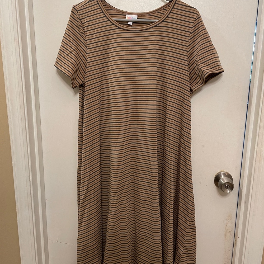 Lula Roe Striped Carly - Large